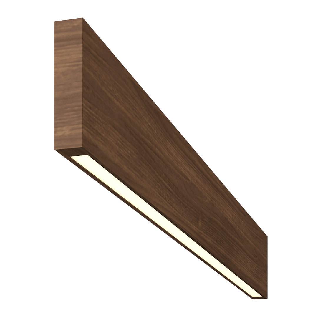 Светильник из массива (орех американский)