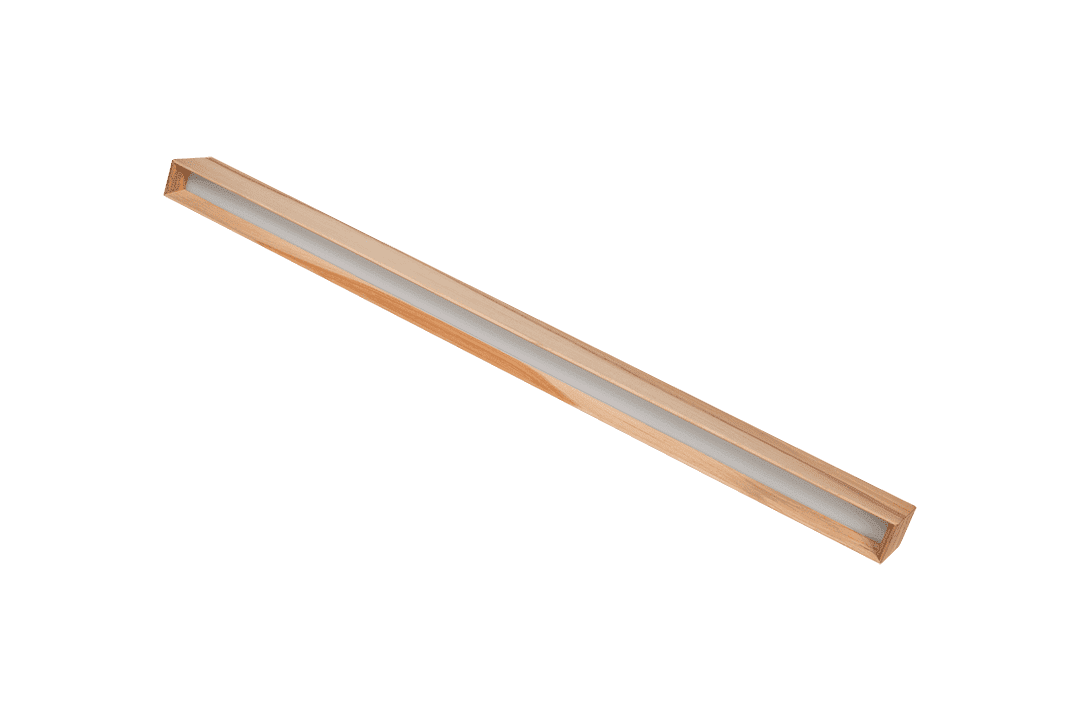 Светильник из массива (ясень оливковый)