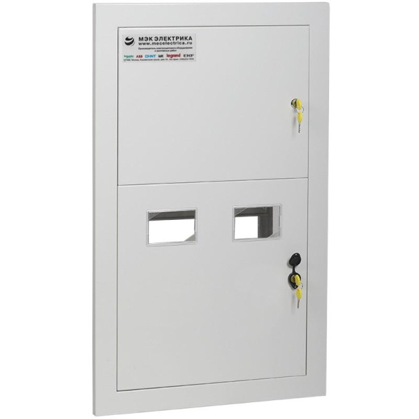 ЩЭ-2-квартирный 900x560x165 встраиваемый со слаботочным отсеком