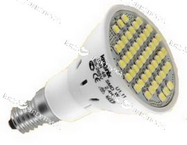 Лампа светодиодная E14- 4W-теплый белый-SMD.SH/120 Diodex