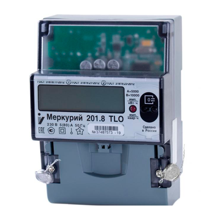 Электросчетчик Меркурий 201.8 TLO