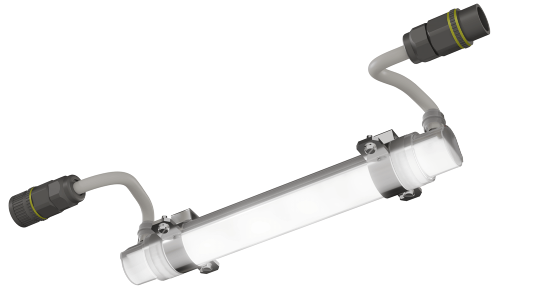 Светильник L-line A 1.5/27/Д/R/01/IKVII-16/33-38DC IP66 накладное крепление монохром красн. LEDEL 80