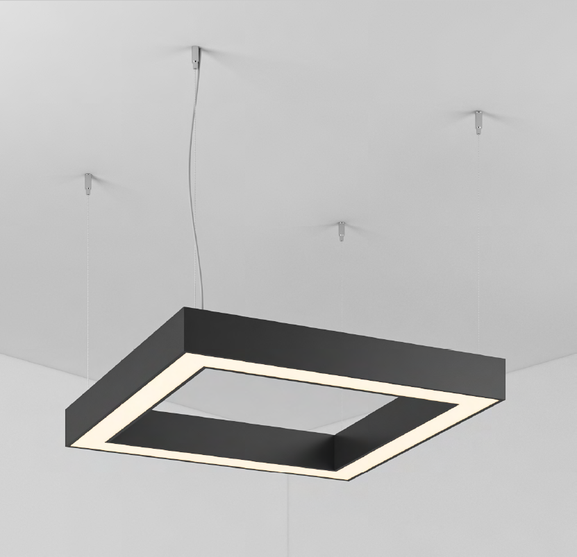 Светильник SECTIONSQUARE (Сторона 520мм)х4 Профиль 35х35 LED 55W
