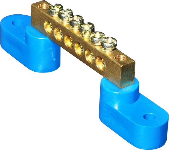 Шина N нулевая изолированная КSN-4-6х9-08
