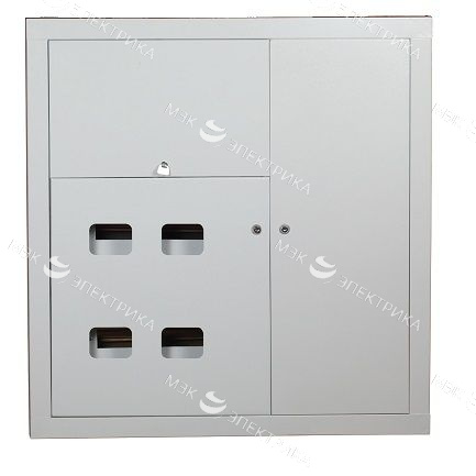 ЩЭ-4-квартирный 950(890)х970(820)х150) встроенный со слаботочным отсеком 