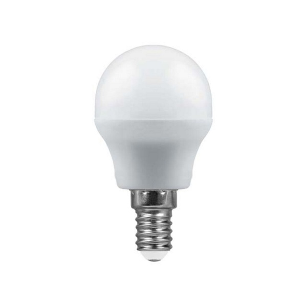 Лампа светодиодная E14- 5W-4000K SBG4505 Saffit