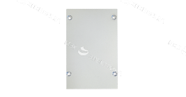 Крышка торцевая Х-ЛАЙН RAL9005 черный муар в комплекте с крепежными элементами 1шт