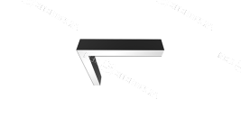 L-Соединитель для серии Х-ЛАЙН 549x527х100мм 32 ВТ 4000К IP40 металлик