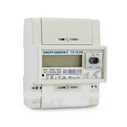 Электросчетчик СЕ102M R5 145-J 5(60)А/230В многотарифный, оптопорт