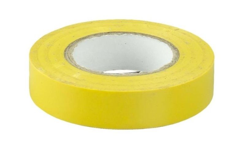 Изолента ПВХ 19х20 желтая 