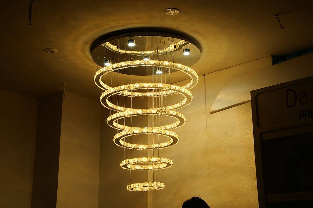 Люстра светодиодная хрустальная