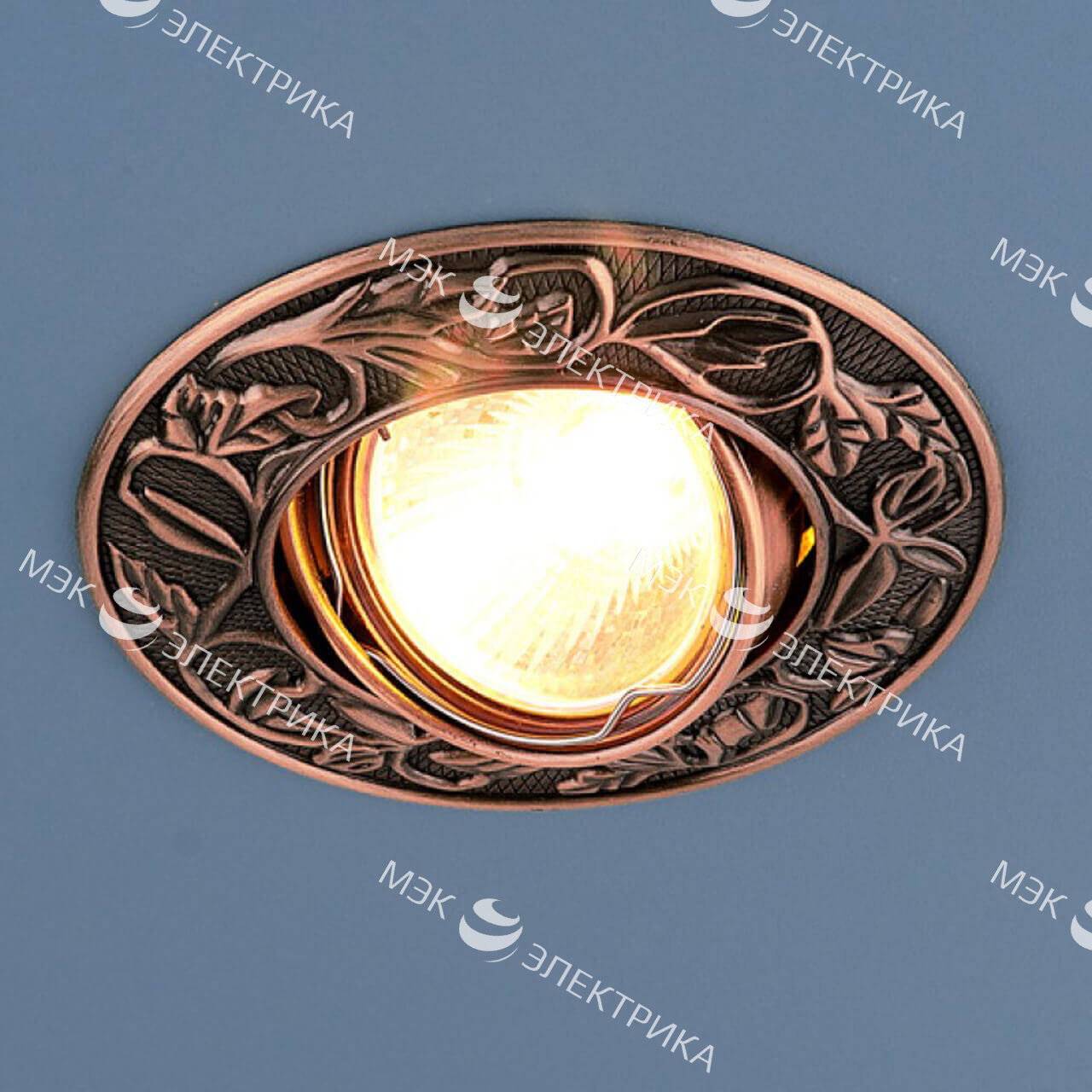 Встраиваемый светильник Elektrostandard 711 MR16 SB бронза 
