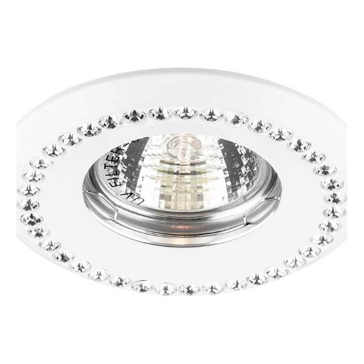 Светильник потолочный MR16 MAX50W 12V G5.3, прозрачный, белый, DL103-C