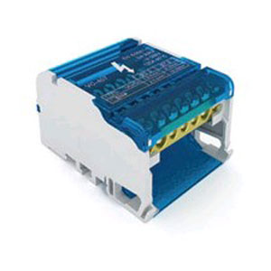 Шина N нулевая в корпусе на DIN-рейку SNK-4-15