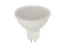 Лампа светодиодная GU5.3-6W-4000К FLL-MR16-220V EKF Simple