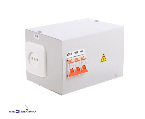 Ящик с понижающим трансформатором ЯТП - 0,25 220/42 IP65 (2 авт) (225х150х125)