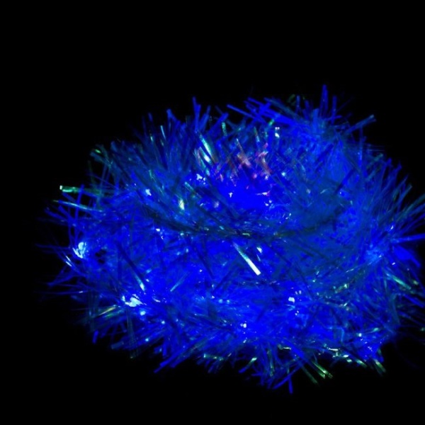 Гирлянда "Мишура", синий, CL40