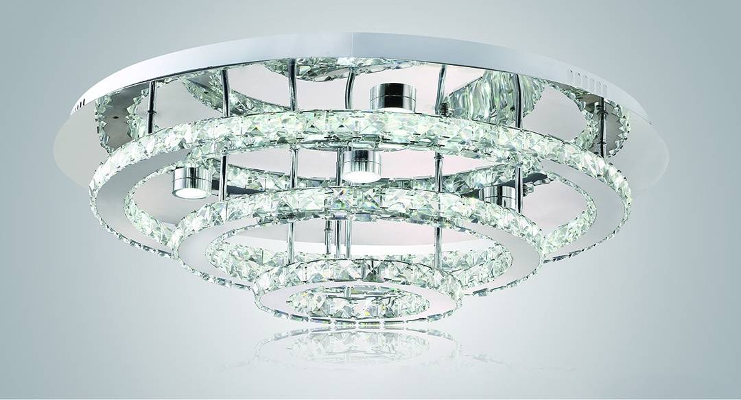 Люстра светодиодная хрустальная