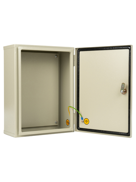 Щит с монтажной панелью ЩМП - 04 МЭК (400х300х155)IP65 (Металлокорпус)