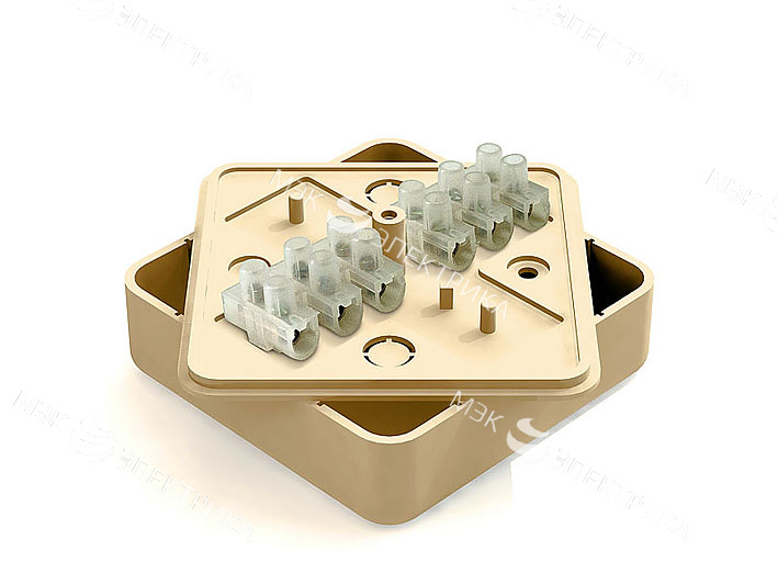 Кор.расп. о/пров. 75-75-20 с клем.кол. (IP-40) сосна