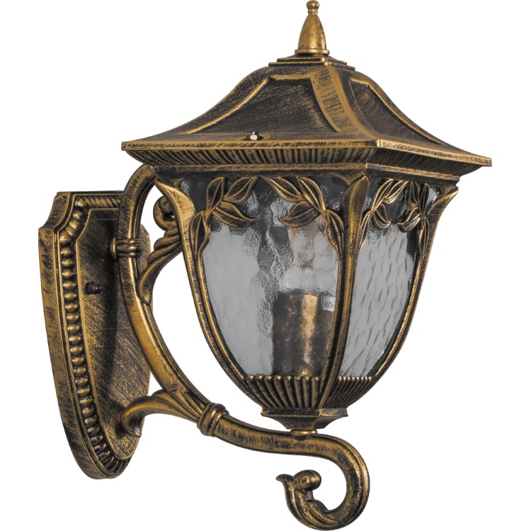 Светильник садово-парковый 100W 230V E27 черное золото, PL4081 "Афина" Feron