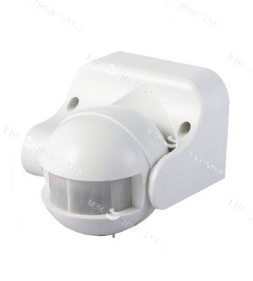 Датчик движения инфракрасный ДД-009-W 1200Вт 180 гр.12м IP44 белый ASD