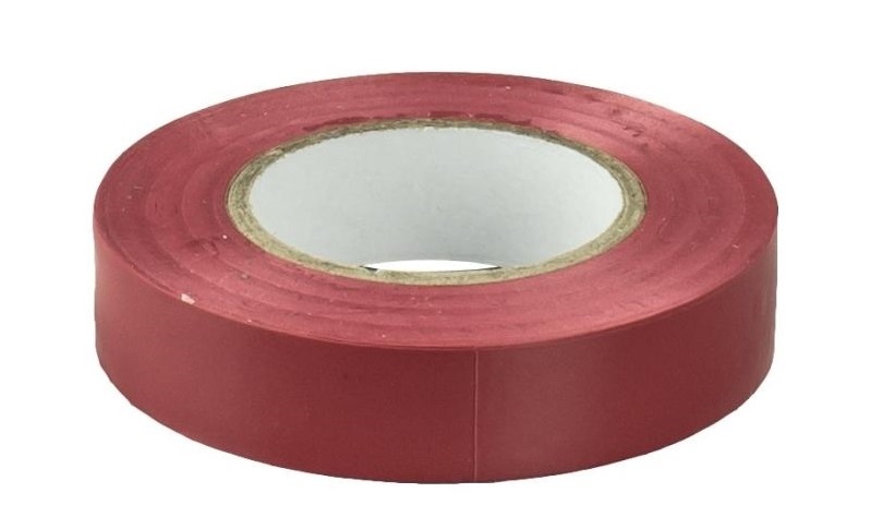 Изолента ПВХ 19мм 20м красная 