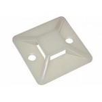 Площадка самоклеящаяся 20х20 под хомуты бел. (уп.100шт) IEK UHP30-20-100