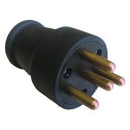 Вилка переносная (каучук) 3Р+Е, 3х25А,380-415V