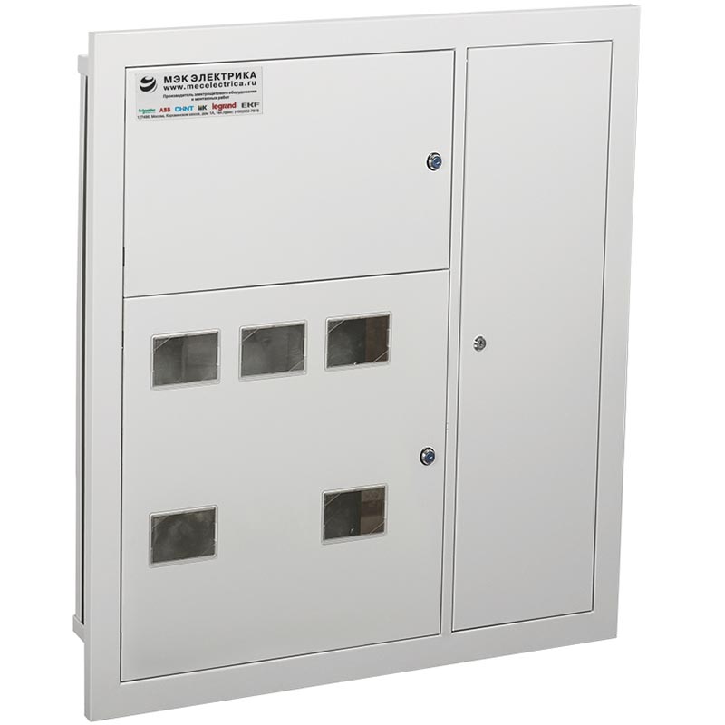 ЩЭ-5-квартирный 1000(930)х1160(950)х150 встраиваемый со слаботочным отсеком