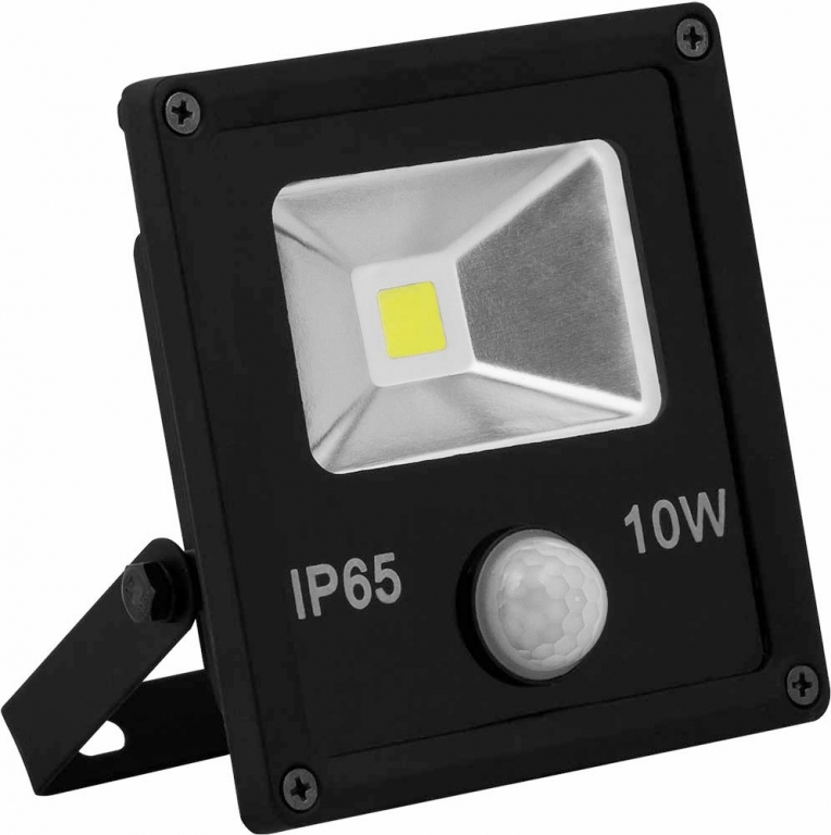 Прожектор светодиодный 10W с встроенным датчиком LL-860 IP65 6400K Feron