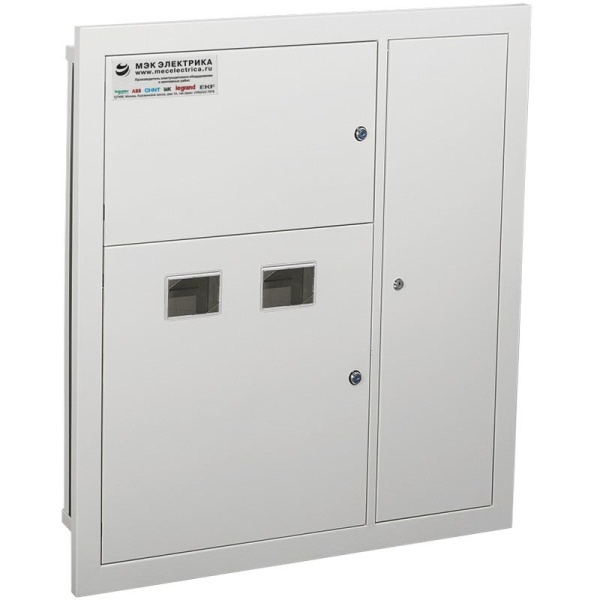 ЩЭ-2-квартирный 1010x950x140 встраиваемый со слаботочныс отсеком