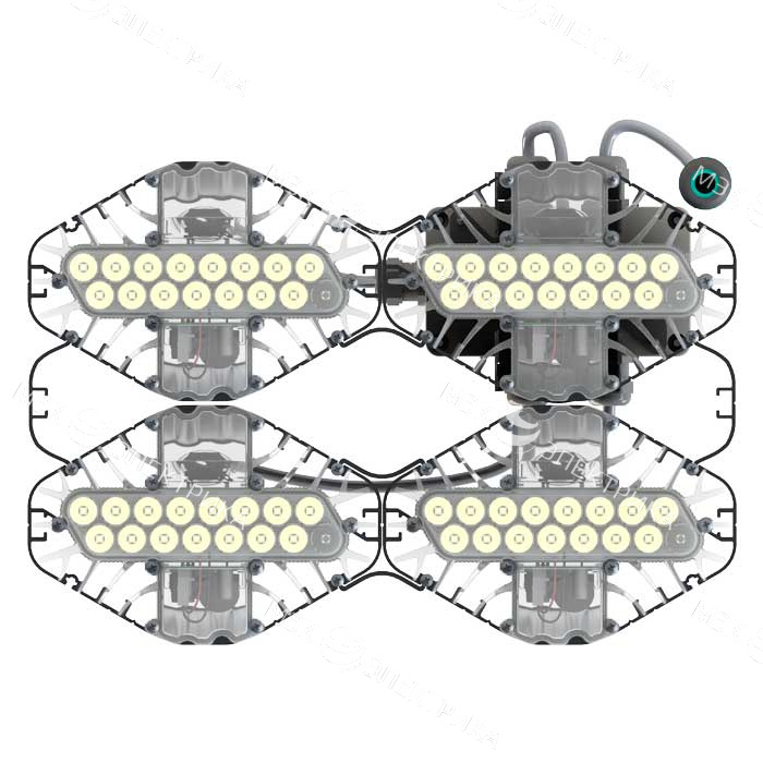 Светильник L-lego II 220/160/Д/5.0K/L100/01/IKIX-34/220AC IP66 подвесное крепление LEDEL LII167