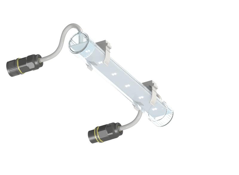 Светильник L-line A 0.25/4.5/Д/G/01/IKVII-11/33-38DC IP66 накладное крепление монохром зел. LEDEL 80