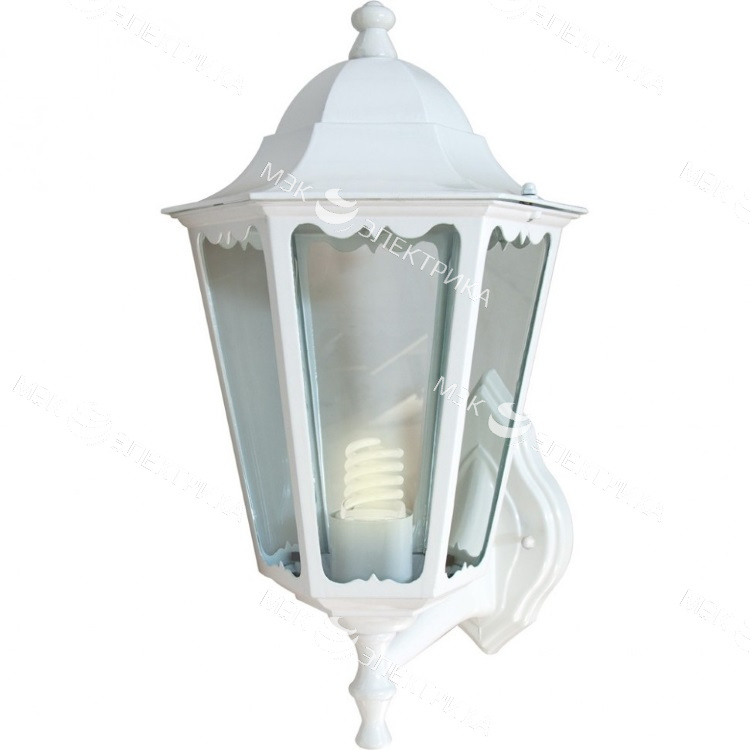 Светильник садово-парковый, 100W 230V E27 белый, 6201/PL6201