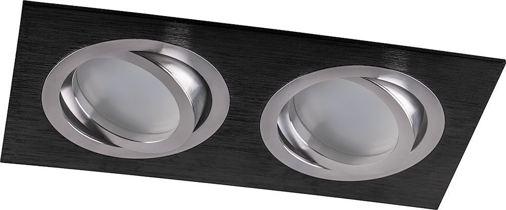 Светильник встраиваемый Feron DL2802 потолочный MR16 G5.3 черный