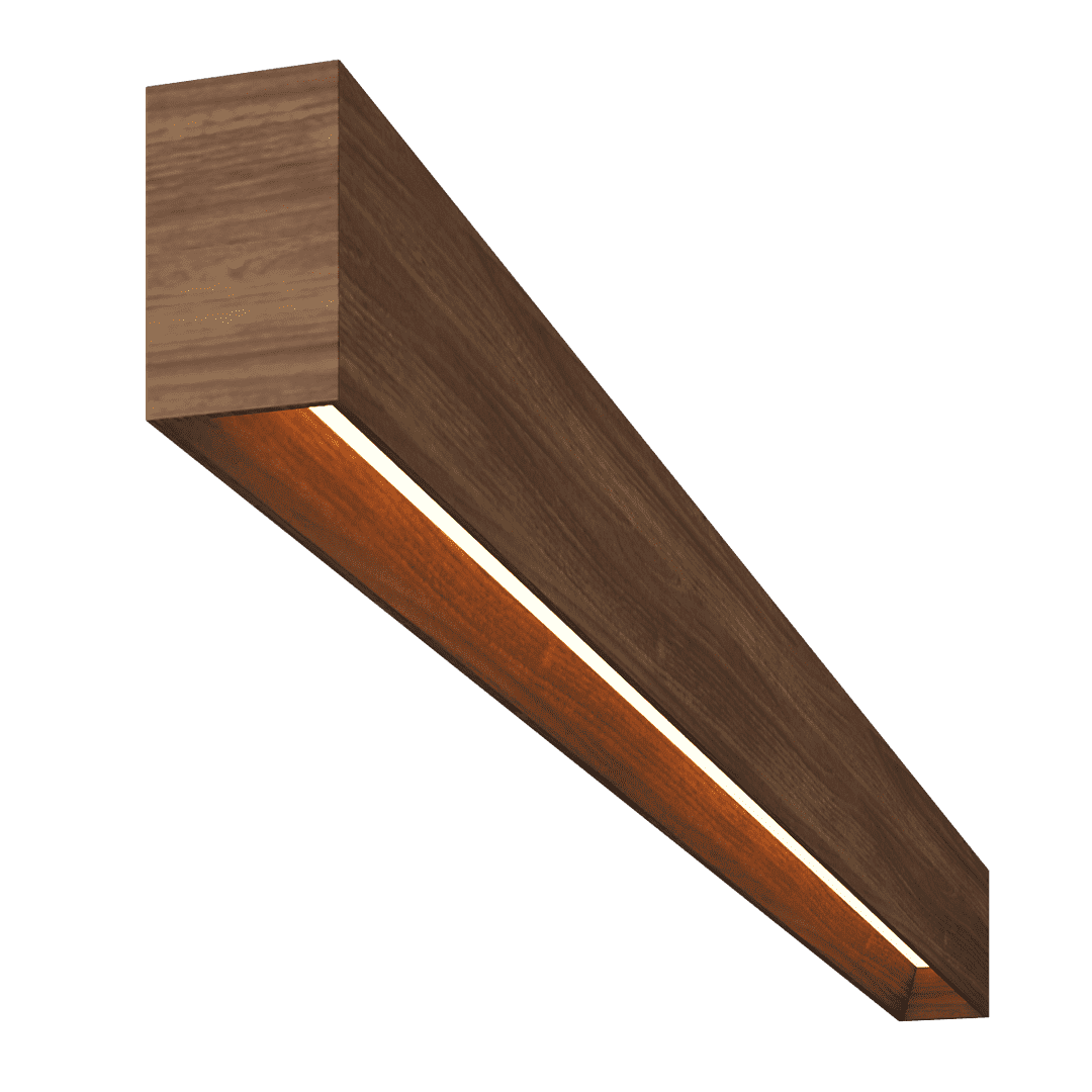 Светильник из массива (орех американский)