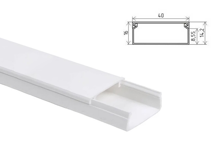 Кабель-канал КЭ 40х16 "Лигран" L-2 м Т (48м)