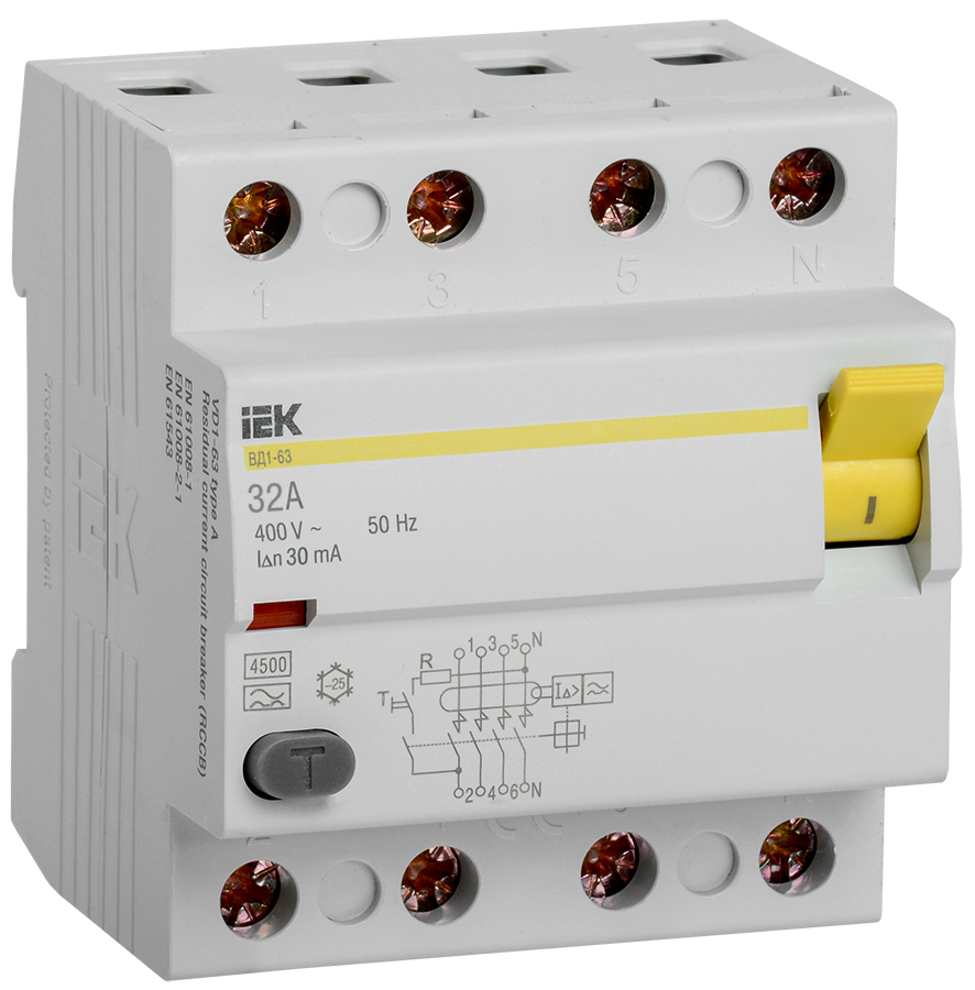 УЗО-4 4P32A/30mA ASD