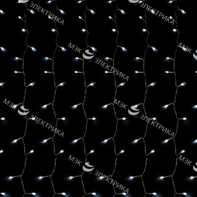 Гирлянда светодиодная "Занавес" белый, CL11 13 подвесов