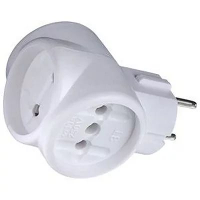 Тройник Токер унивирсальный б/з белый (М)