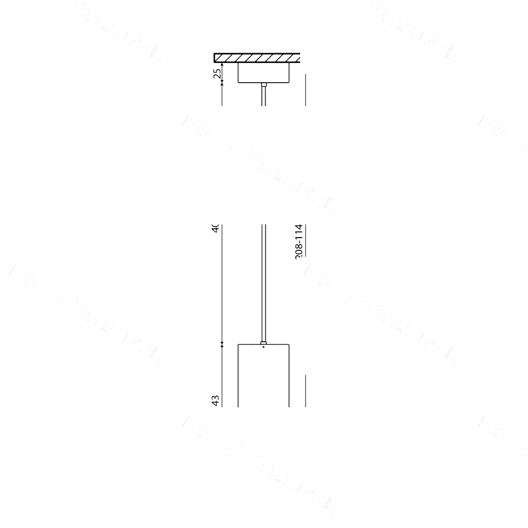 Крепление VILLY M6