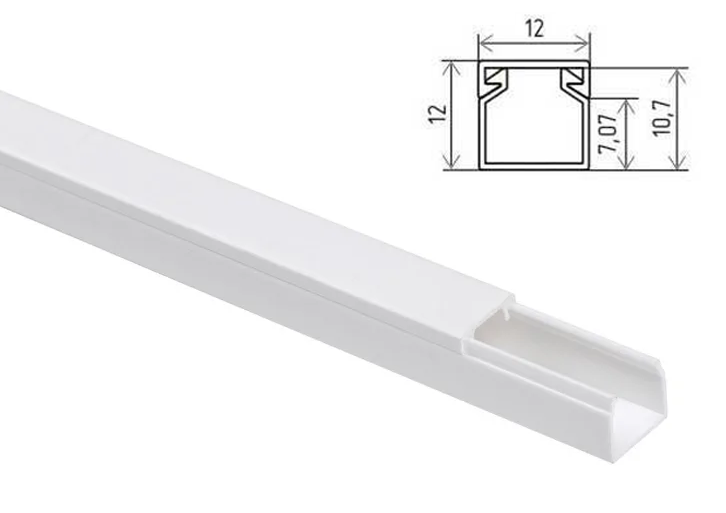 Кабель-канал 12х12 "Лигран" L-2 м Т (200м)