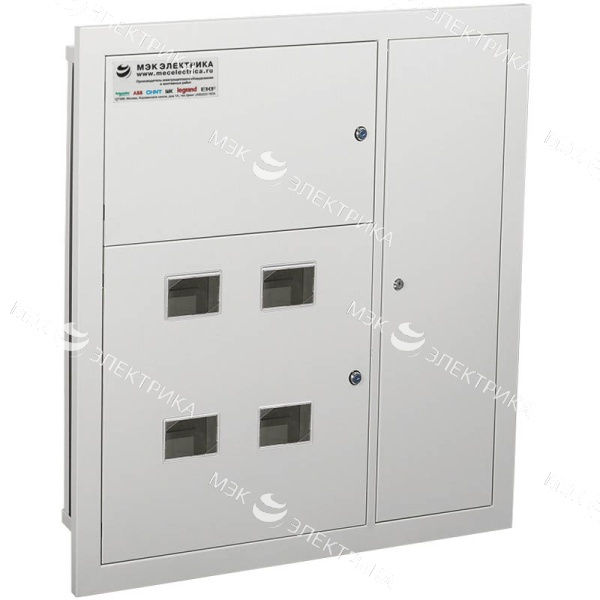 ЩЭ-4-квартифрный 1000(930)х1060(950)х150 встраиваемый со слаботочныс отсеком