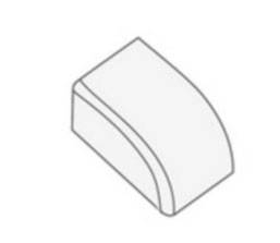 Заглушка к кабель-каналу 20x10 Т