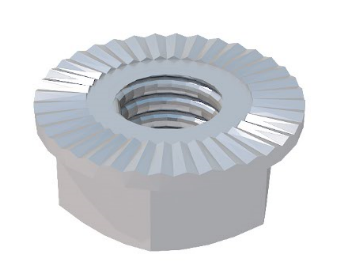 Гайка специальная с фланцем М8 DIN 6923 (уп.150шт.) "РЭКС СТАНДАРТ"