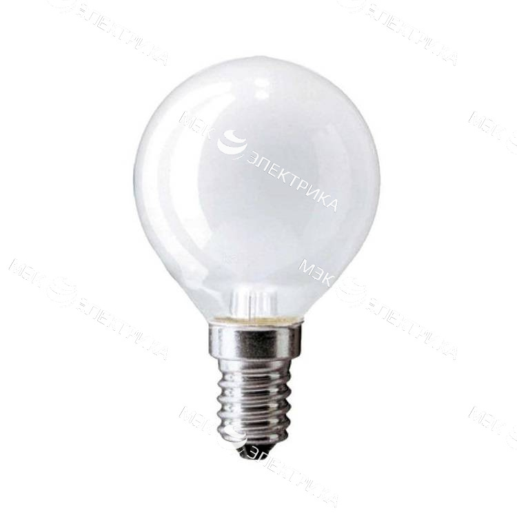 ЛОН Е-14 40 Вт шар матов. OSRAM (М) (снят с производства)