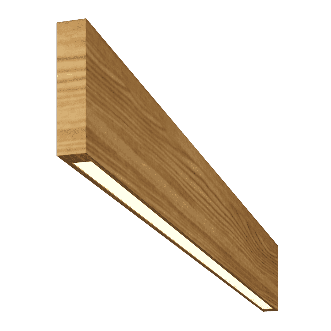 Светильник из массива (ясень оливковый)