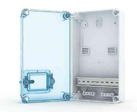 Пластиковый корпус 350x200мм, IP66 под установку счетчика KNS 66-350x200-3