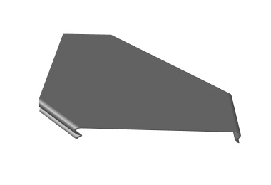 Крышка угла горизонт. 90° 200 "РЭКС СТАНДАРТ" 